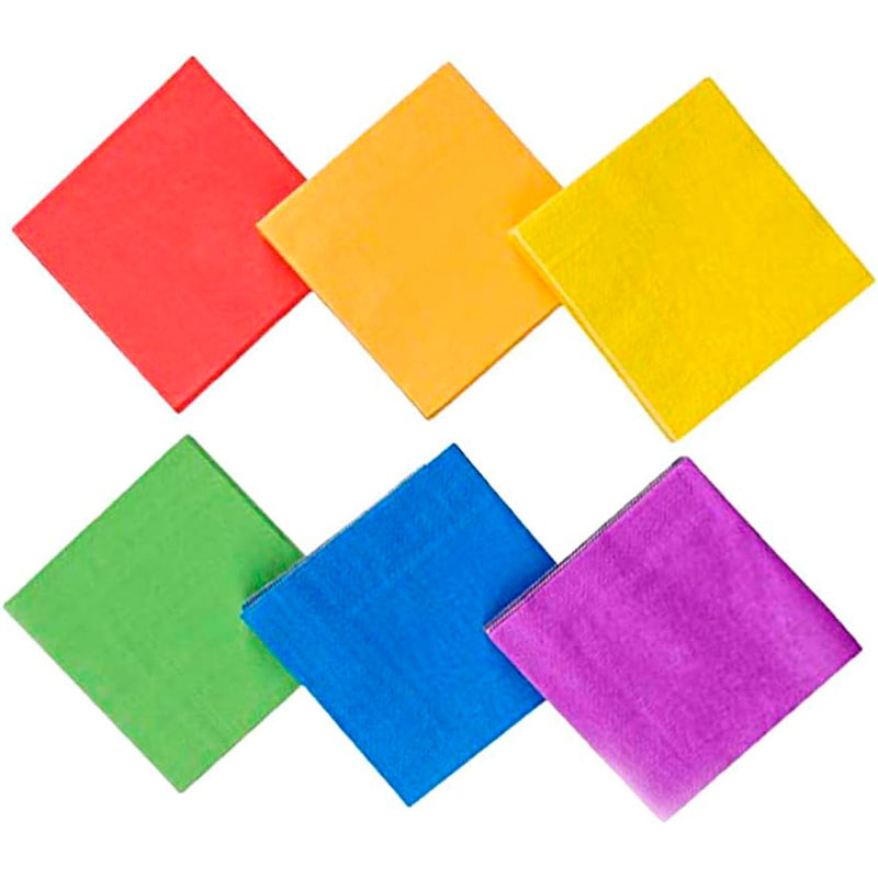Servilletas de colores x20 unidades