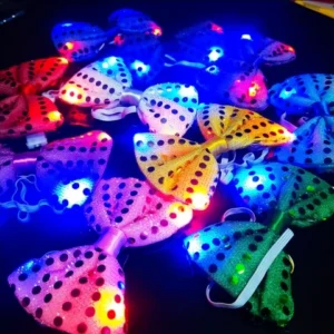 Moño Lentejuela Con Luz