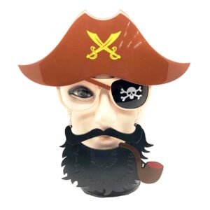 Lente Pirata con Barba