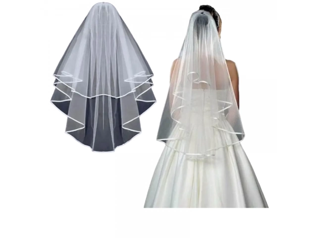 Velo de novia con peineta