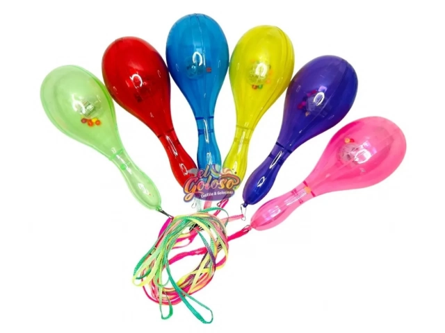 Maraca de Plástico Led