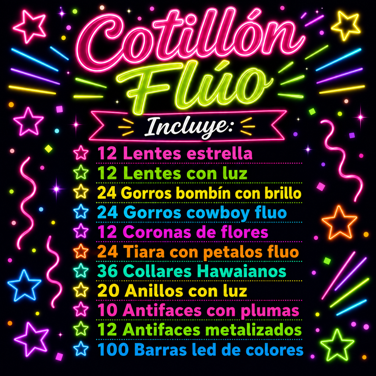 Combo Cotillón 200 Personas
